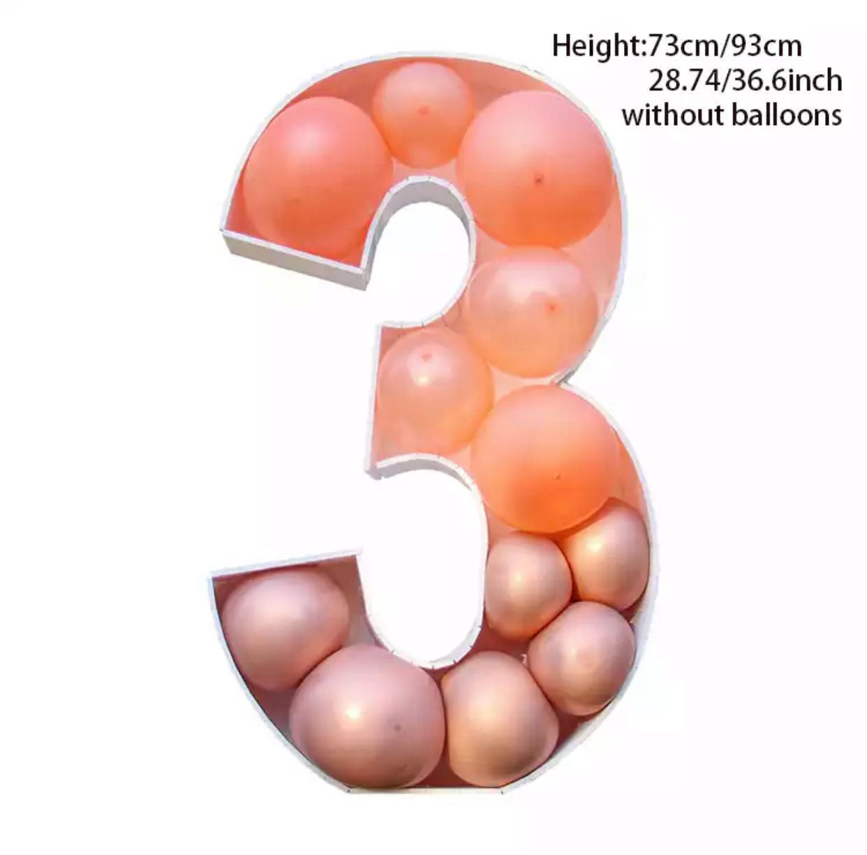 Number Balloon Mosaic