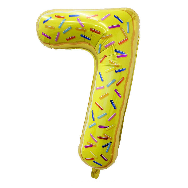 32inch Ice Cream Shop Number Balloon