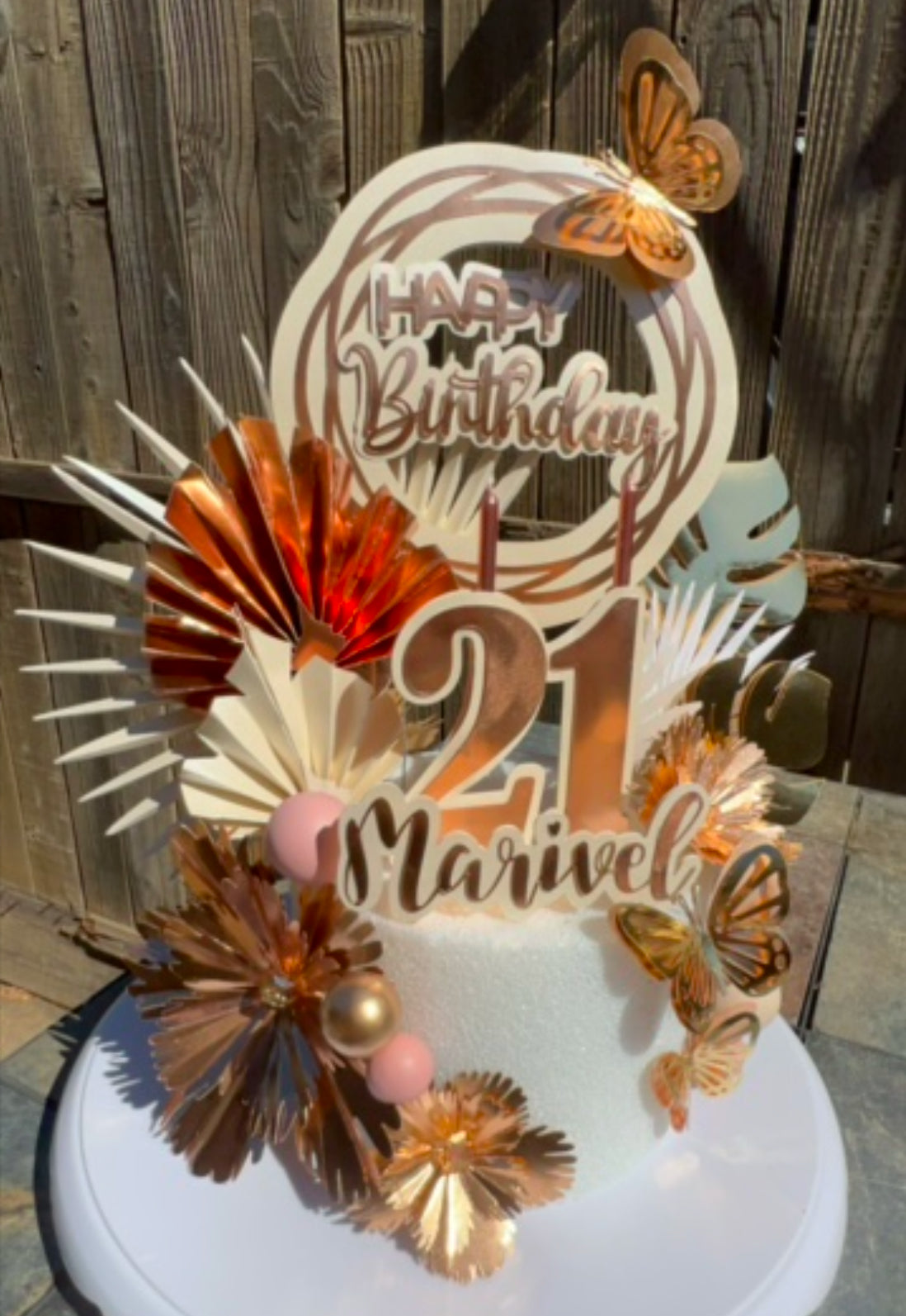 Embellished Cake Toppers and Accessories