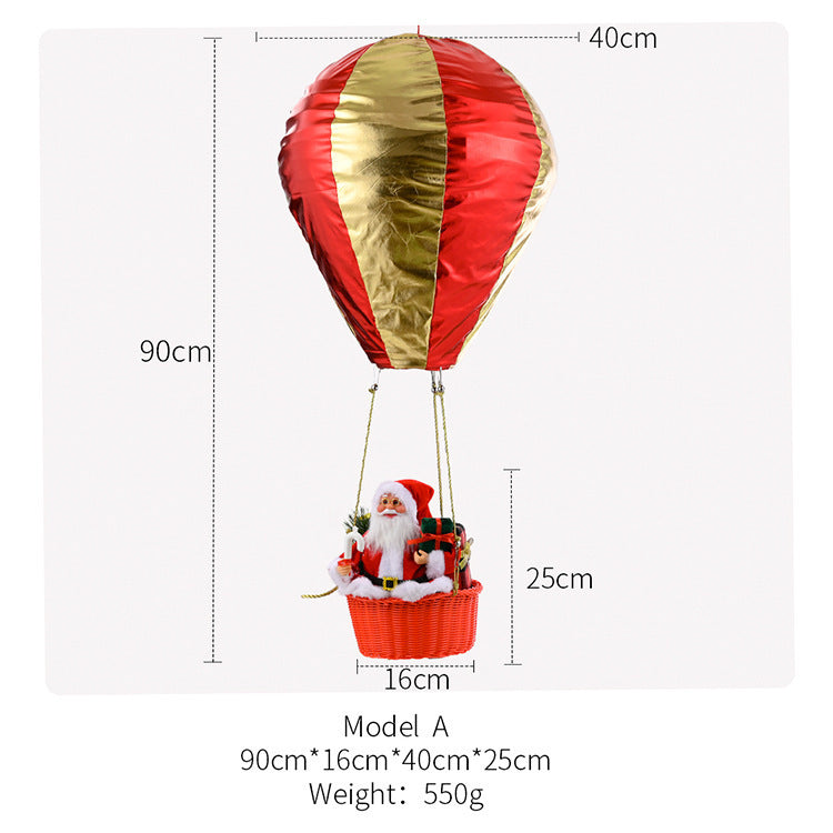 Christmas Hot Air Balloon