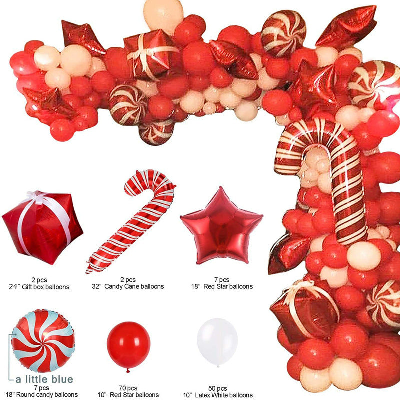 Peppermint Balloon Garland