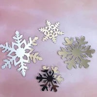 Cake Toppers and Snowflake Embellishments