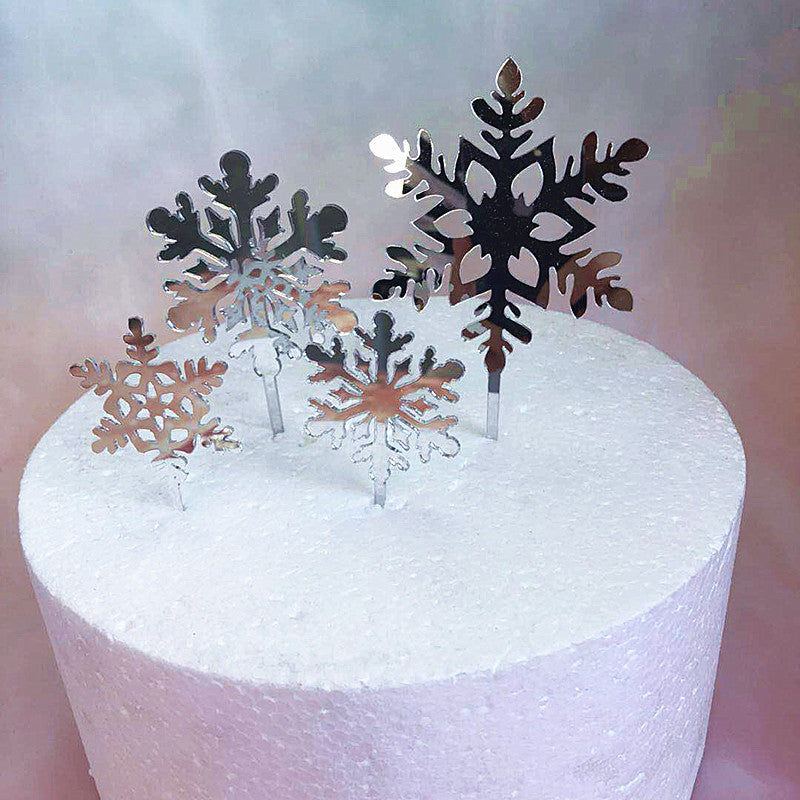 Cake Toppers and Snowflake Embellishments