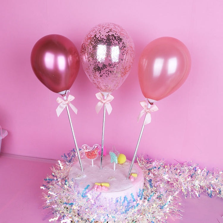 Three Balloons Cake Topper