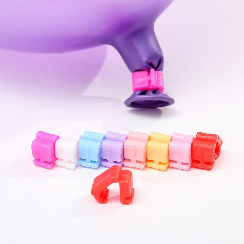 Colored Balloon Clips, 100 ct.