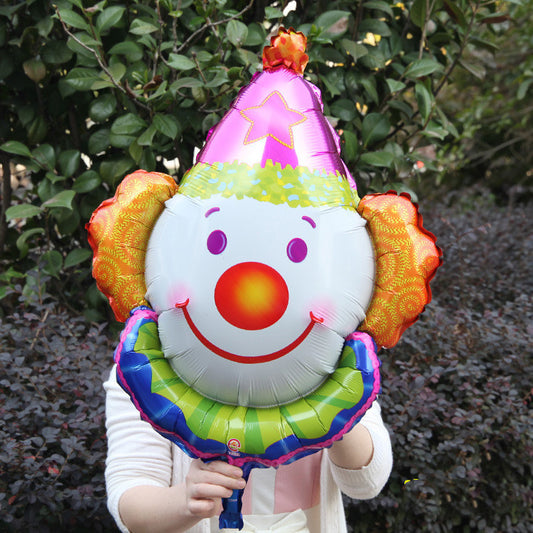 Clown head balloon