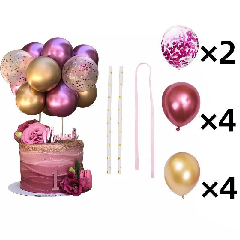 Confetti Balloon Cake Topper