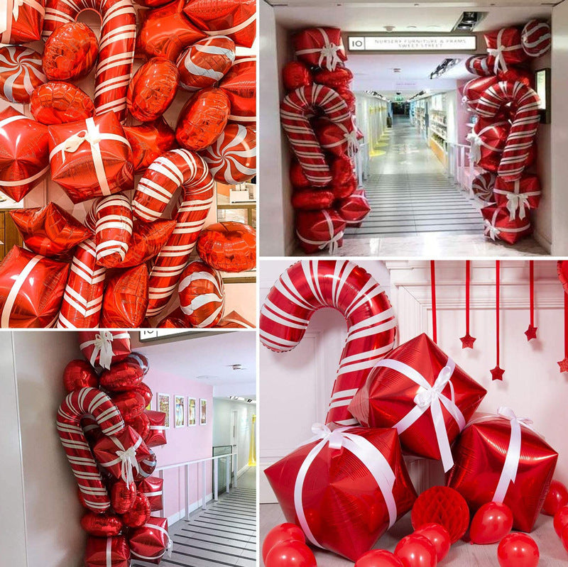 Peppermint Balloon Garland