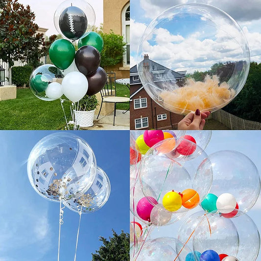 party decorations40 Pcs Balloons Transparent Bubble Balloon Balloons Clean Balloons for Christmas Wedding