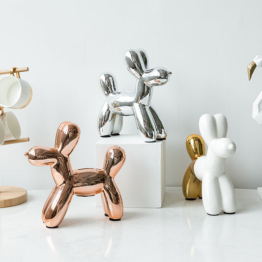 Ceramic Balloon Dog Decoration