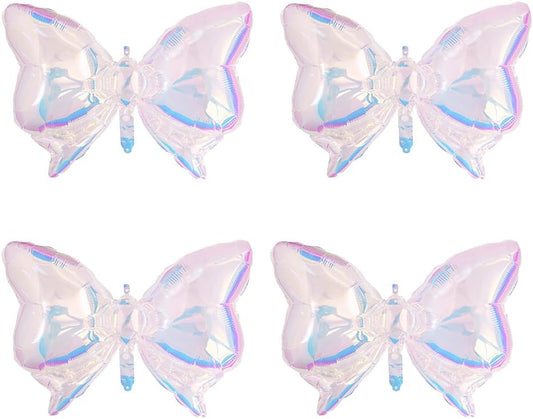 Iridescent Bow Balloons