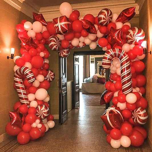 Peppermint Balloon Garland