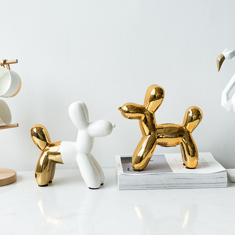 Ceramic Balloon Dog Decoration