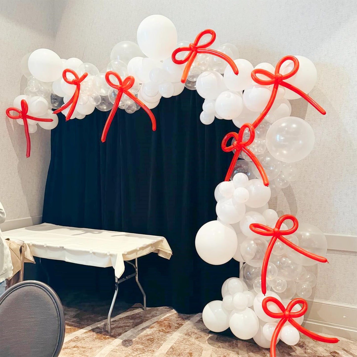 120pc Metallic Balloon Arch Kit, 18 12 10 5 inch Chrome Silver Latex Balloons Different Sizes Metallic Balloon Garland for Wedding Baby Shower Disco Birthday Party Decorations