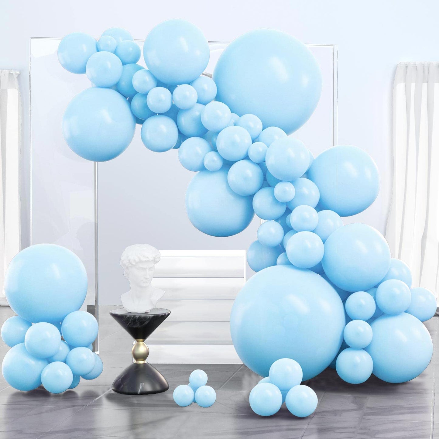 Dusty Pink Balloons 100 pcs Different Sizes of 36 18 12 10 5 Inch also known as Blush Pink and Dusty Rose
