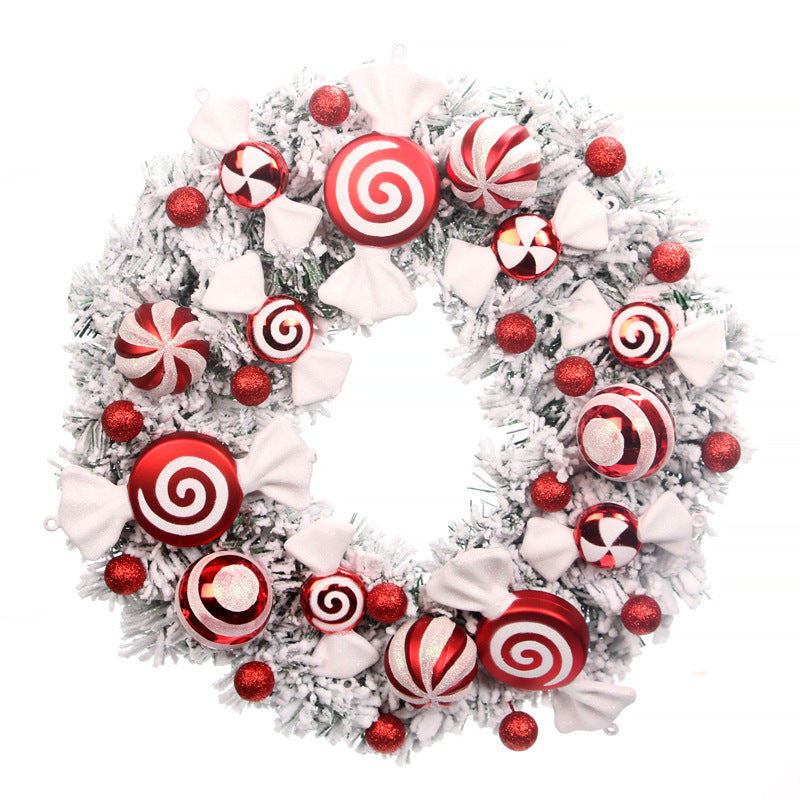 Peppermint Christmas Wreath