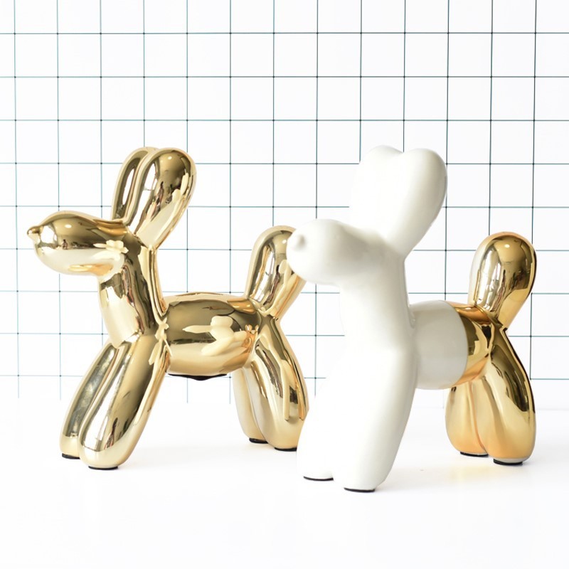 Ceramic Balloon Dog Decoration