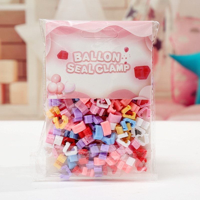 Colored Balloon Clips, 100 ct.