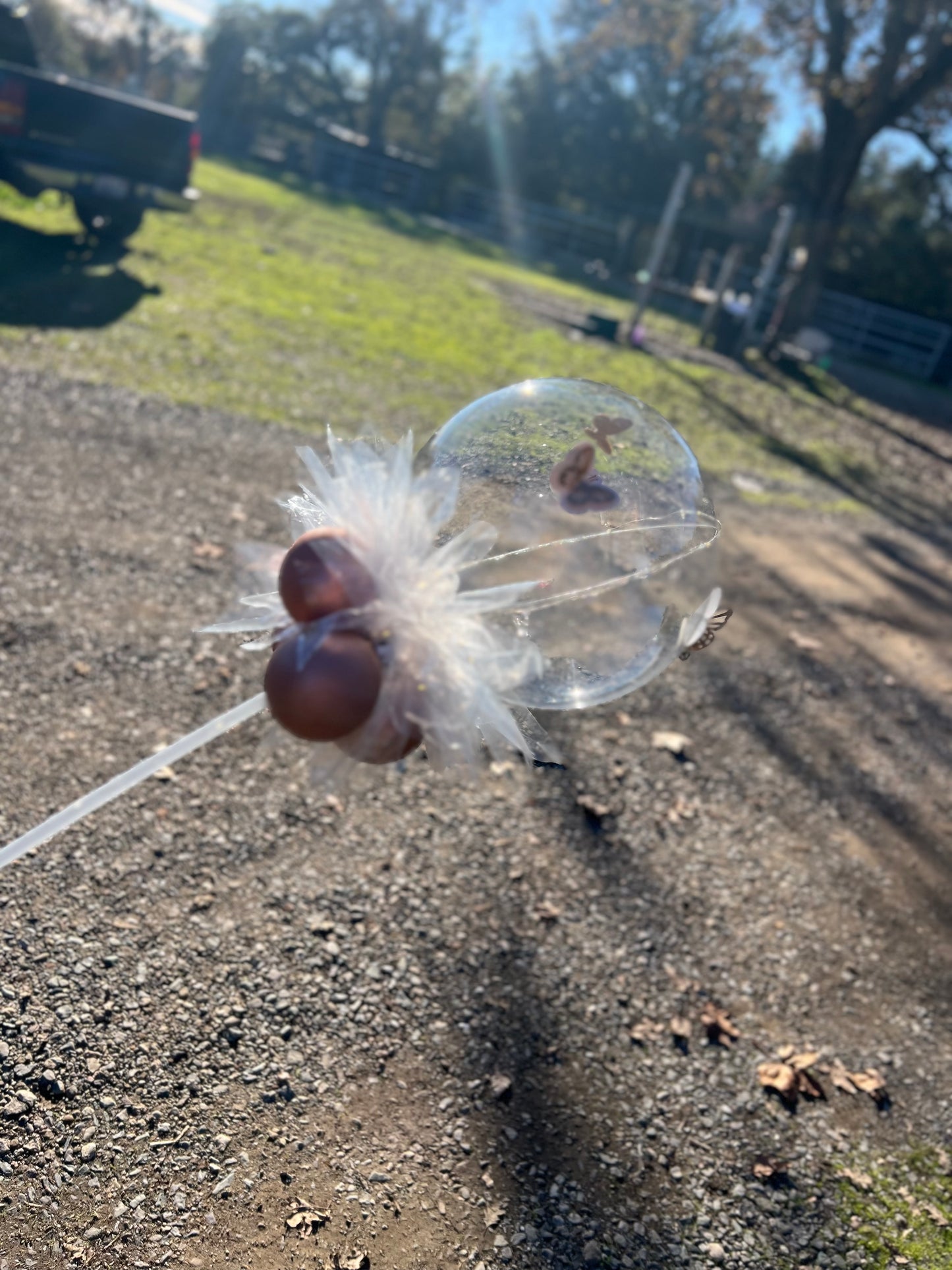 1 Butterfly Balloon Bouquet with Lights