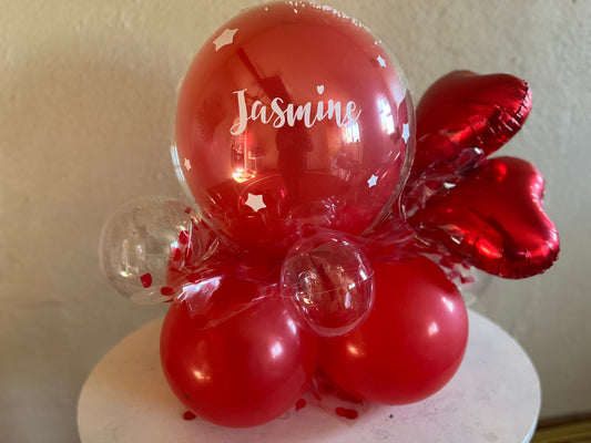 Red Bobo Bouquet Personalized