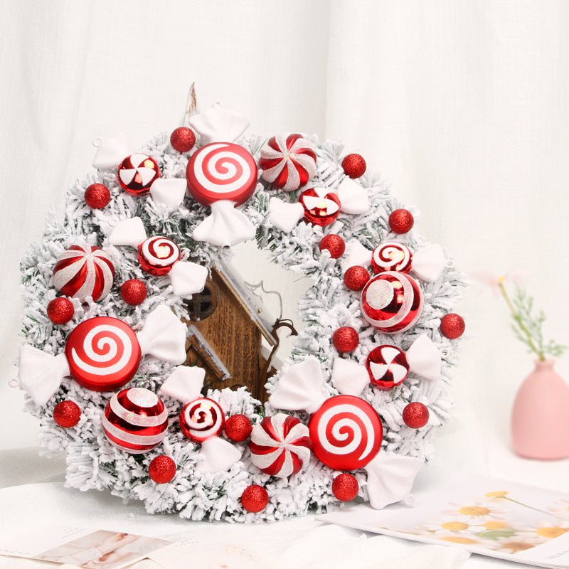 Peppermint Christmas Wreath