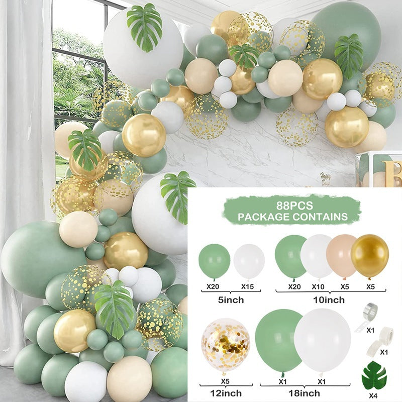 152 Avocado Green Balloon Garland Set