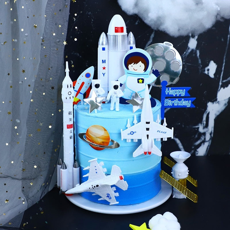 Space Galactic Cake Topper