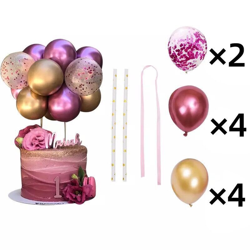 Confetti Balloon Cake Topper